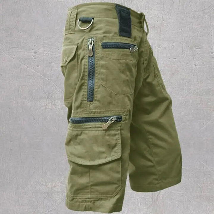 Techwear Straight Cargo Shorts Dark Tiger