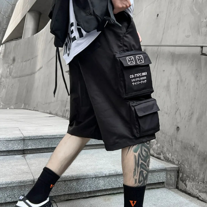 Dark Urban Cargo Shorts Dark Tiger