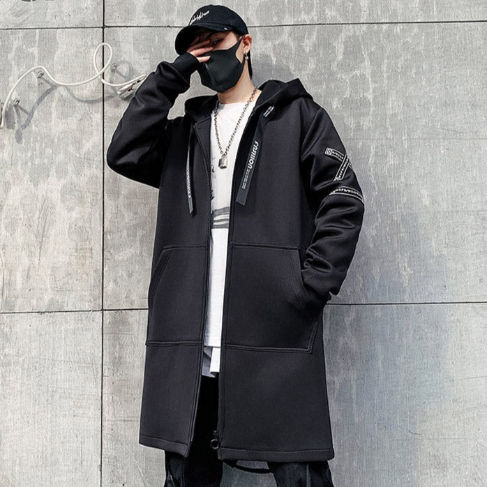 Harajuku Hooded Techwear Jacket Dark Tiger