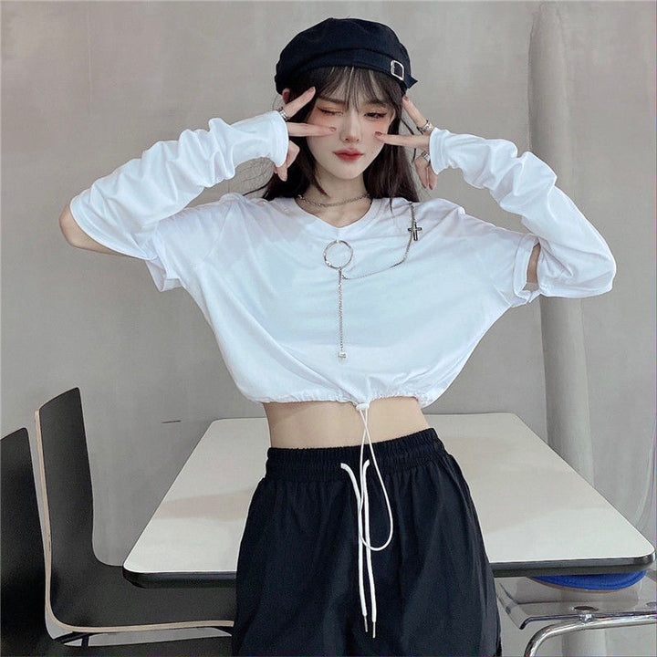 Darkwear Removable Sleeve T-shirt with Chain Dark Tiger