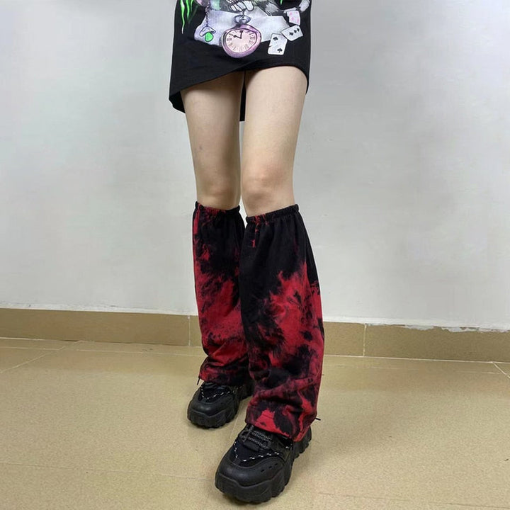 Harajuku Gothic Leg Warmers Dark Tiger