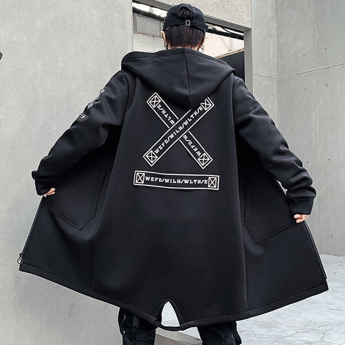 Harajuku Hooded Techwear Jacket Dark Tiger