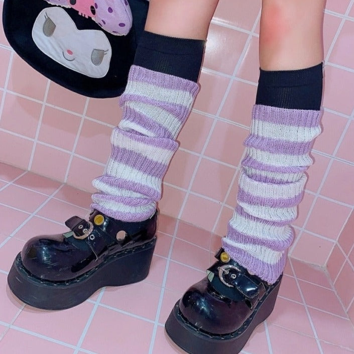 E-girl Goth Leg Warmers Dark Tiger