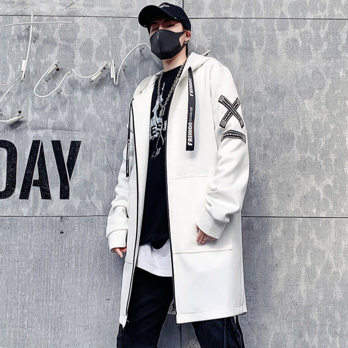 Harajuku Hooded Techwear Jacket Dark Tiger