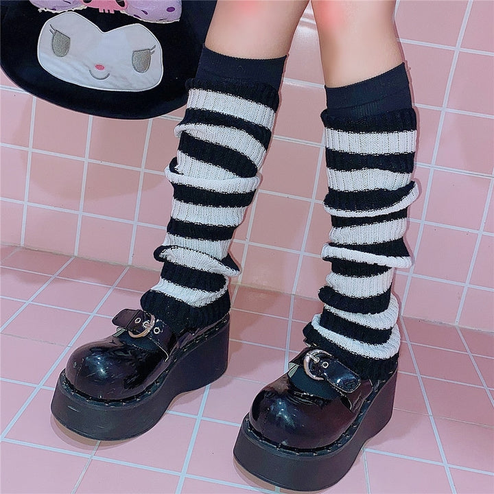 E-girl Goth Leg Warmers Dark Tiger