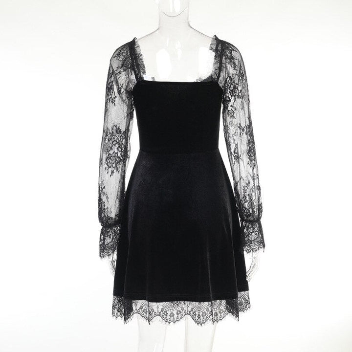 Gothic Vintage Dress Dark Tiger