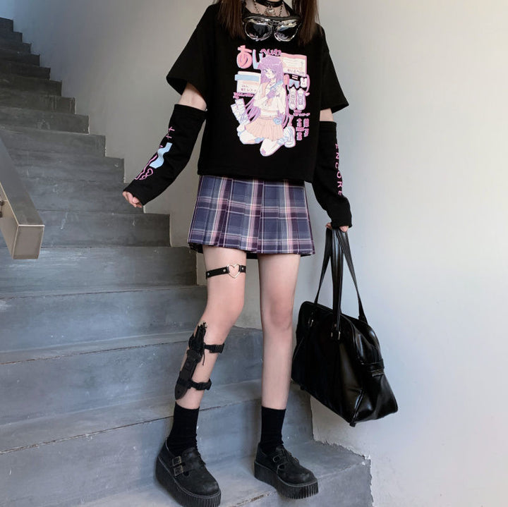 Streetwear E Girl T-shirt Dark Tiger