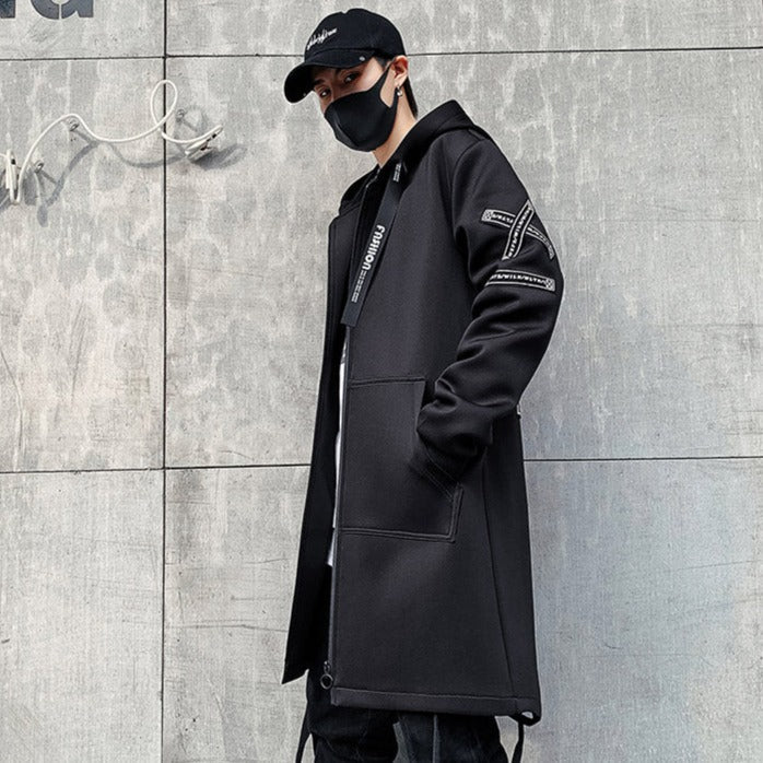 Harajuku Hooded Techwear Jacket Dark Tiger