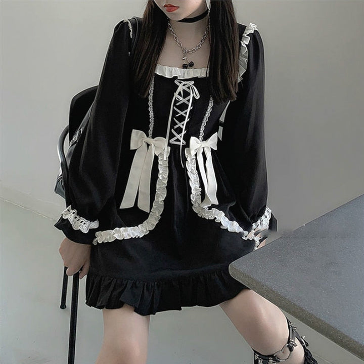 Harajuku Japanese Gothic Dress Dark Tiger