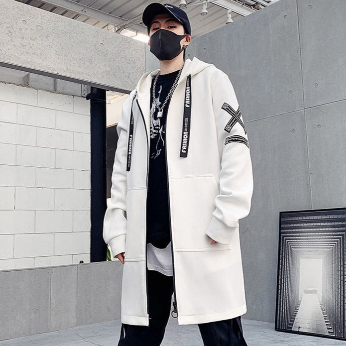 Harajuku Hooded Techwear Jacket Dark Tiger