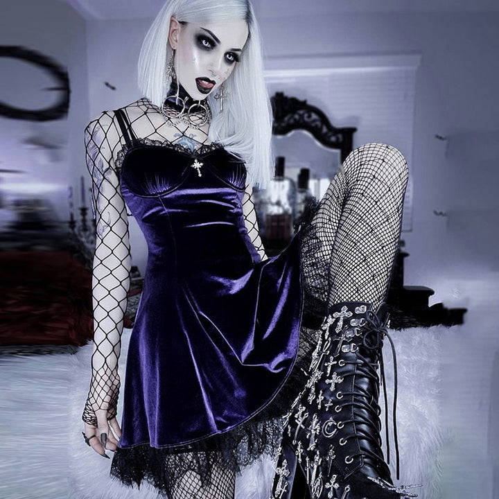 Gothic Fashion Dress Dark Tiger