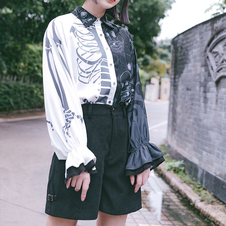 Darkwear Harajuku Fashion Blouse Dark Tiger