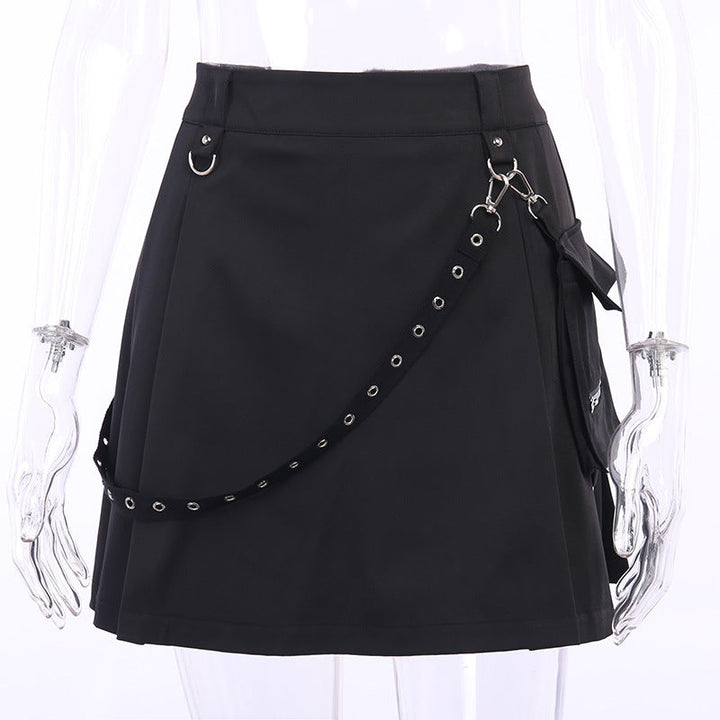Techwear Gothic Skirt Dark Tiger