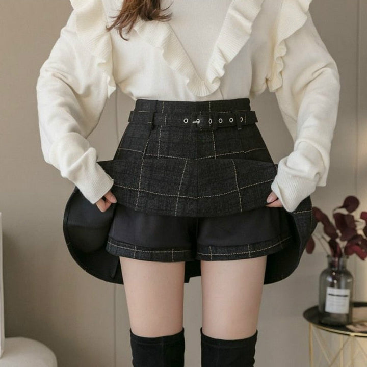 Elegant Mini Skirt Dark Tiger