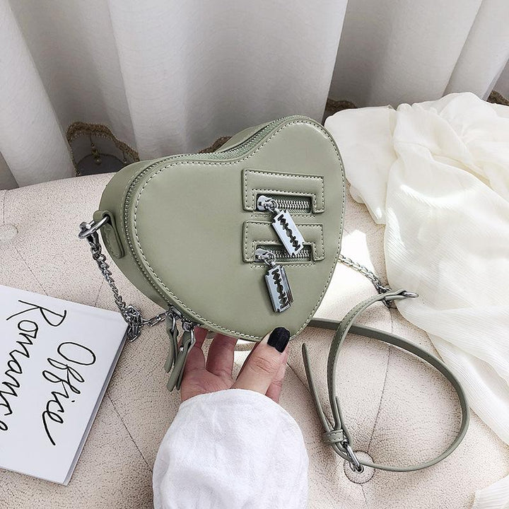Heart Shape Crossbody Bag Dark Tiger