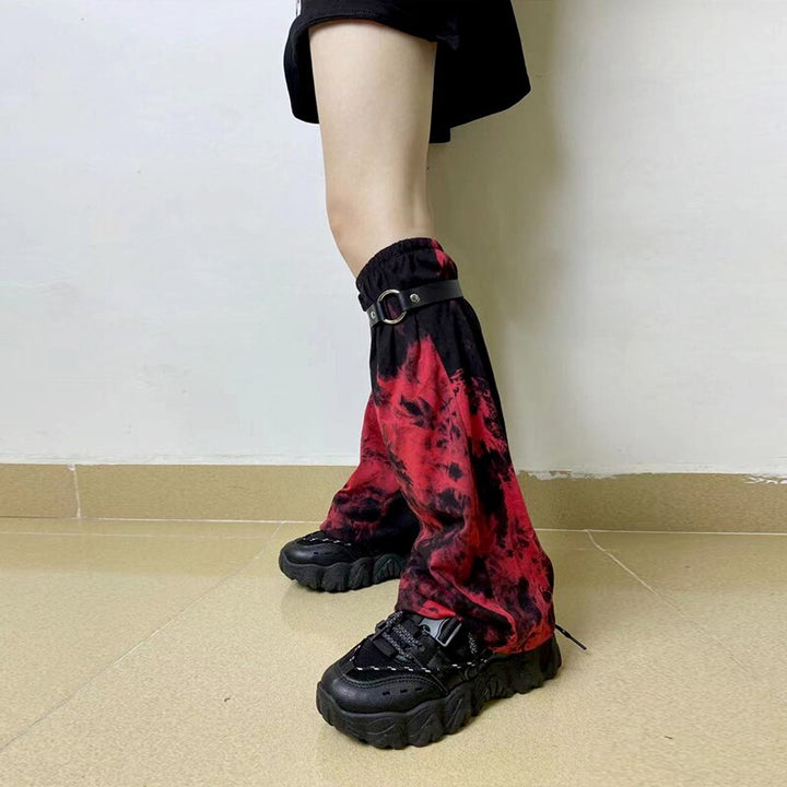 Harajuku Gothic Leg Warmers Dark Tiger