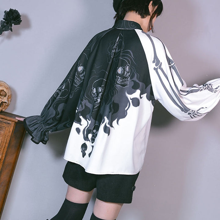 Darkwear Harajuku Fashion Blouse Dark Tiger