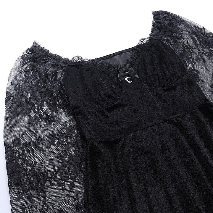 Gothic Vintage Dress Dark Tiger