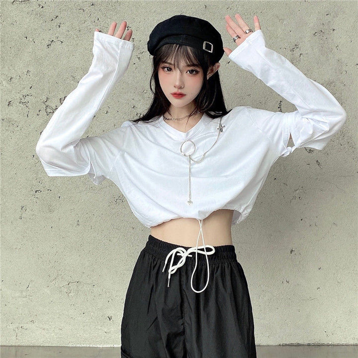 Darkwear Removable Sleeve T-shirt with Chain Dark Tiger