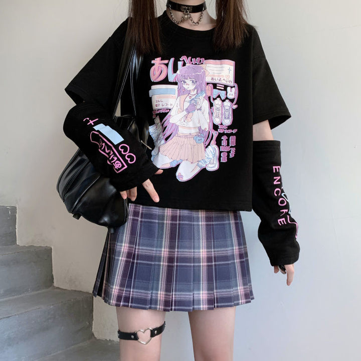 Streetwear E Girl T-shirt Dark Tiger