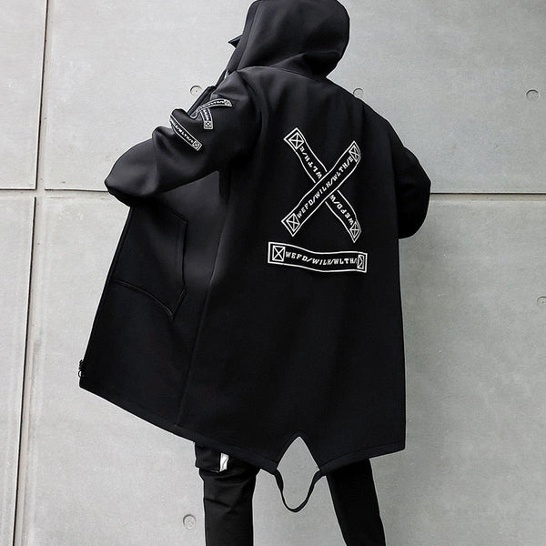 Harajuku Hooded Techwear Jacket Dark Tiger