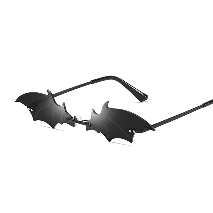 Gothic Bat Shaped Glasses Dark Tiger