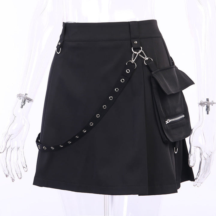 Techwear Gothic Skirt Dark Tiger