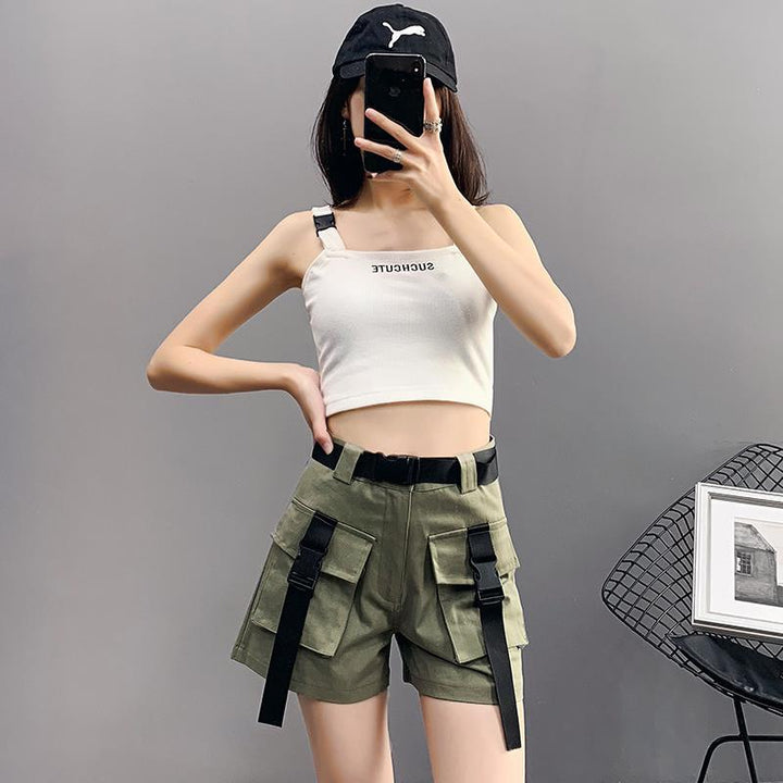 Techwear Korean Style Shorts Dark Tiger