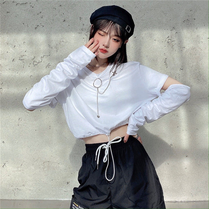 Darkwear Removable Sleeve T-shirt with Chain Dark Tiger
