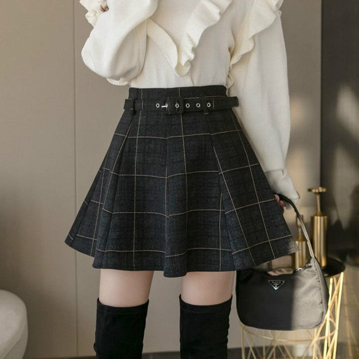 Elegant Mini Skirt Dark Tiger