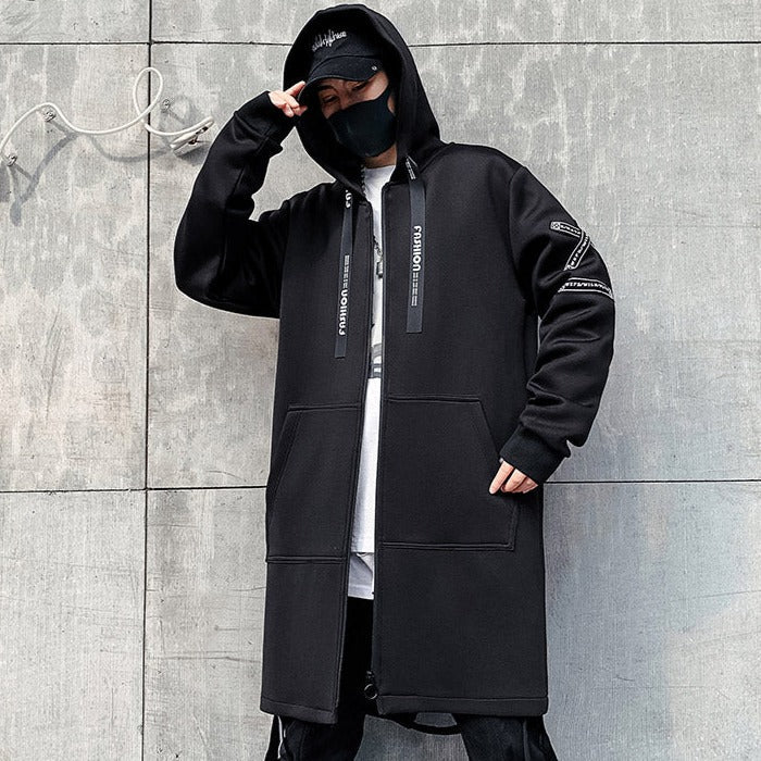 Harajuku Hooded Techwear Jacket Dark Tiger