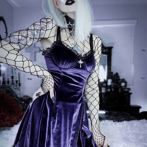 Gothic Fashion Dress Dark Tiger