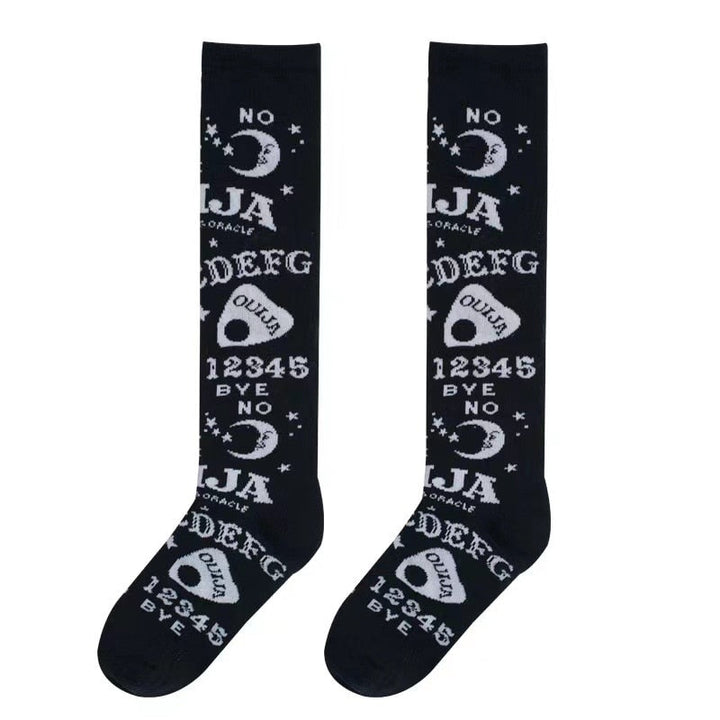 Y2k Dark Magic Knee Socks Dark Tiger