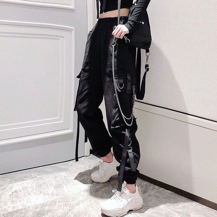 Harajuku Techwear Cargo Pants Dark Tiger