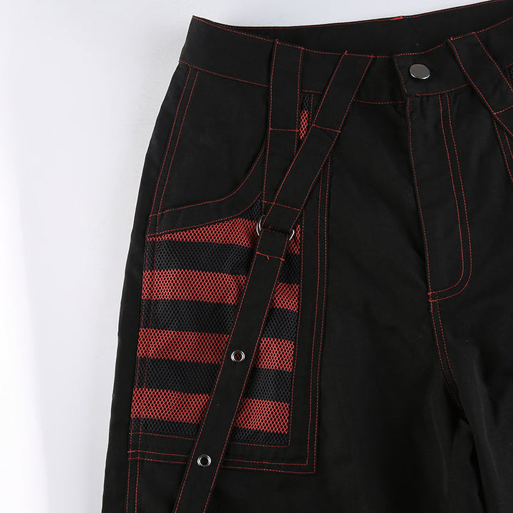 Punk Gothic Cargo Pants Dark Tiger