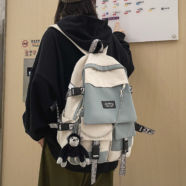 Harajuku Japanese Backpack Dark Tiger
