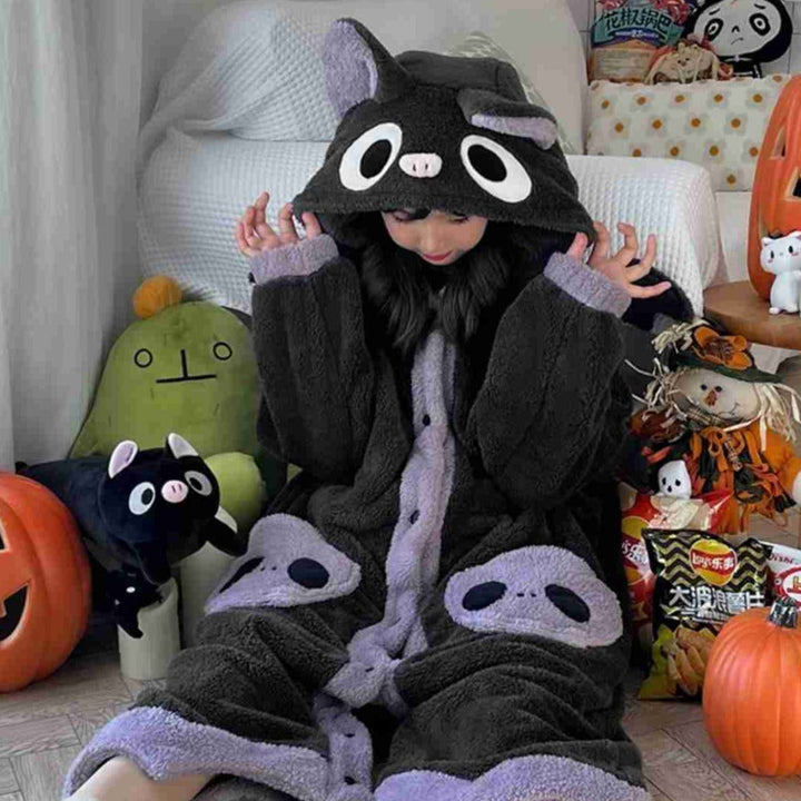 Kawaii Halloween Bat Kigurumi Dark Tiger