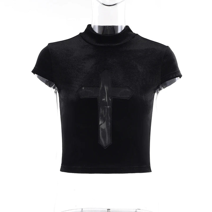 Dark Cross Sheer T-shirts Dark Tiger