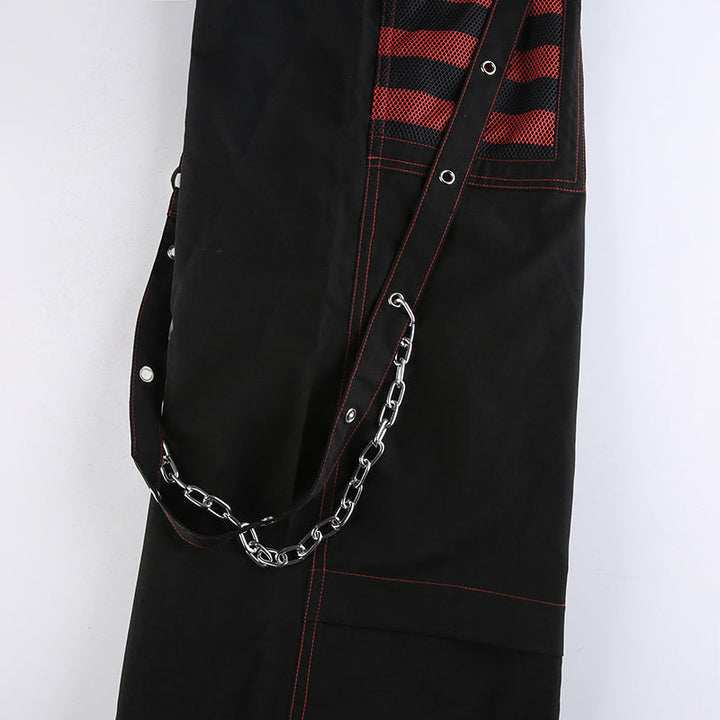 Punk Gothic Cargo Pants Dark Tiger