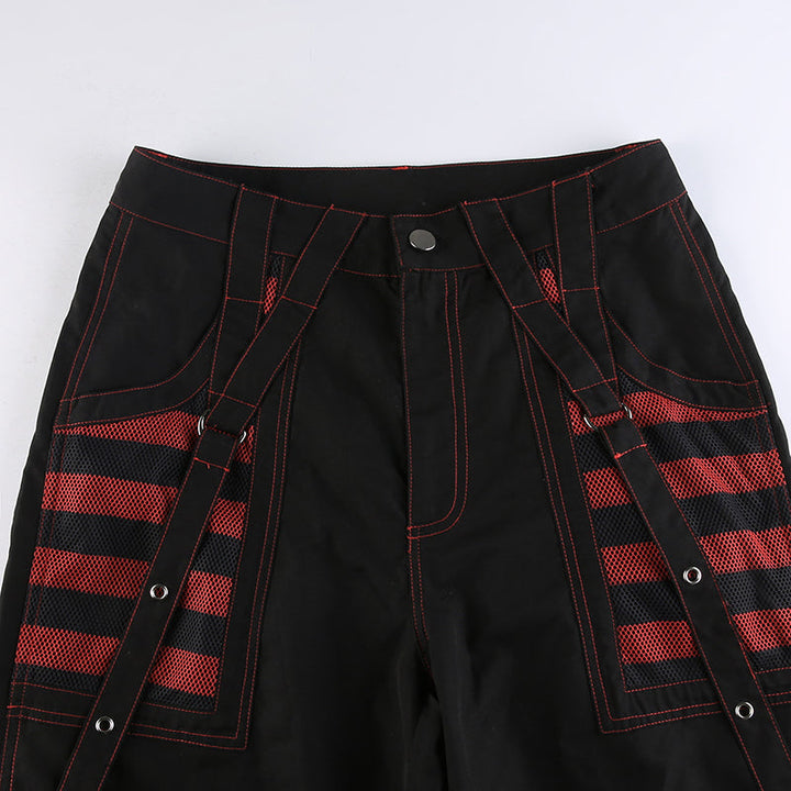 Punk Gothic Cargo Pants Dark Tiger