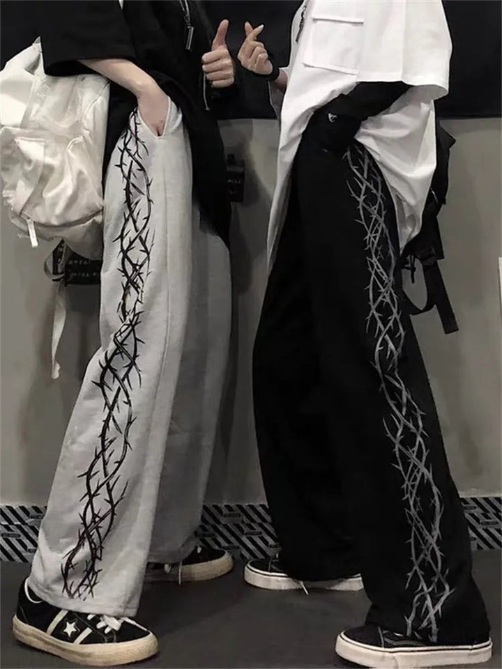 Y2k Vintage Fashion Pants Dark Tiger