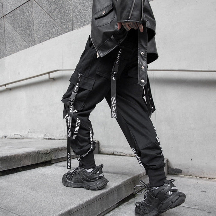 Techwear Cargo Joggers Dark Tiger