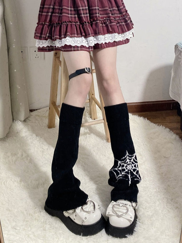 Goth Girl Japanese Leg Warmers Dark Tiger