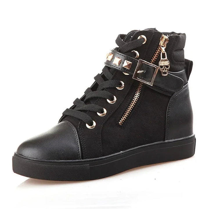 Gothic Scull Spring Shoes Dark Tiger