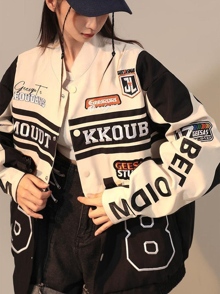 Removable Y2K Jacket Dark Tiger
