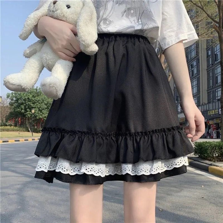 Japanese Gothic Style Skirt Dark Tiger