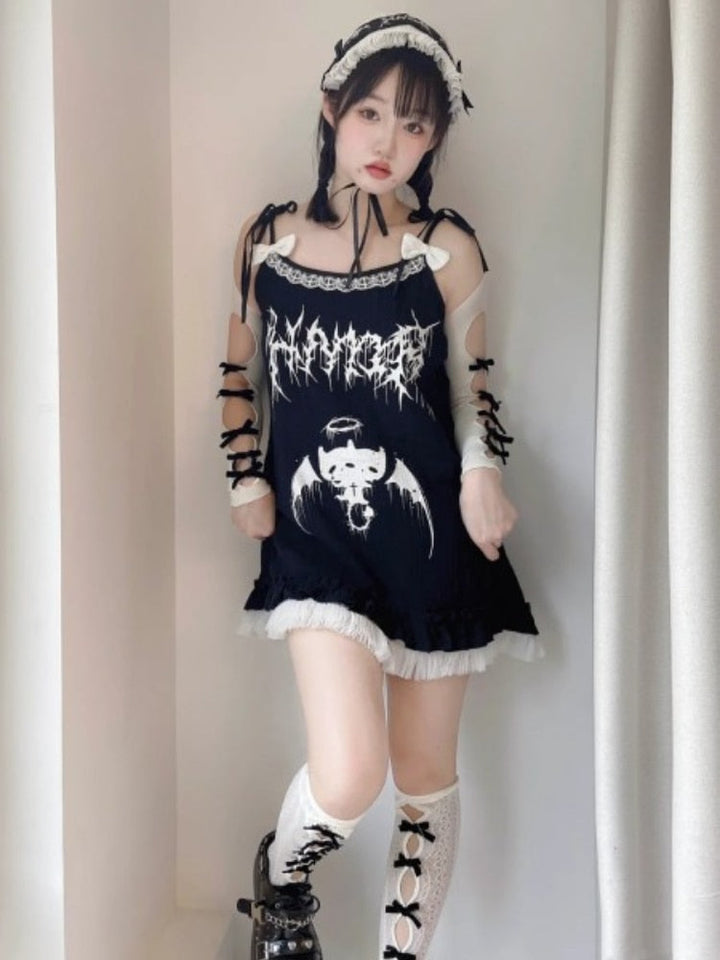 Gothic Punk Dress Dark Tiger