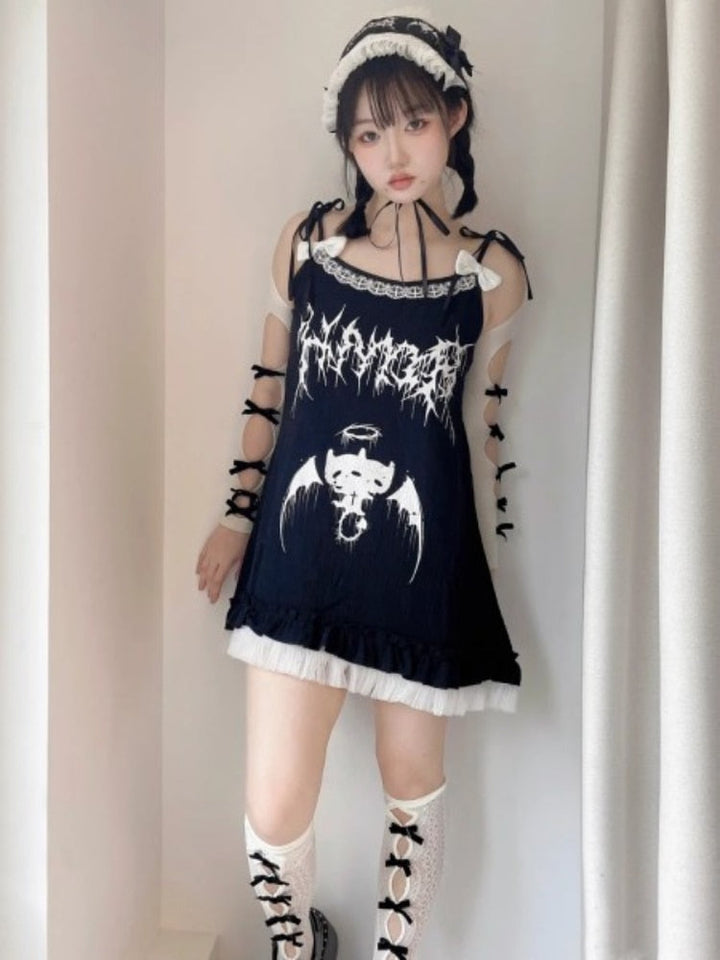 Gothic Punk Dress Dark Tiger