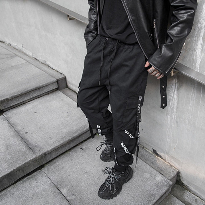 Techwear Cargo Joggers Dark Tiger