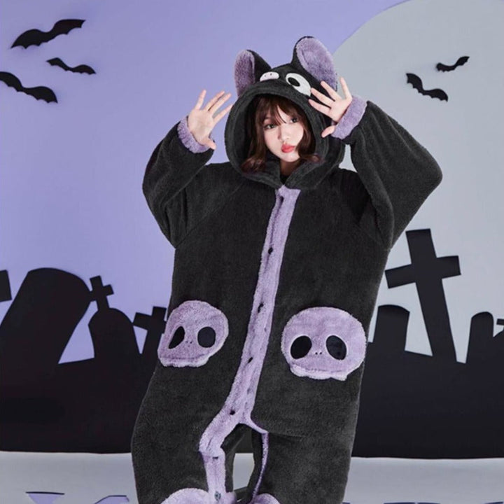 Kawaii Halloween Bat Kigurumi Dark Tiger